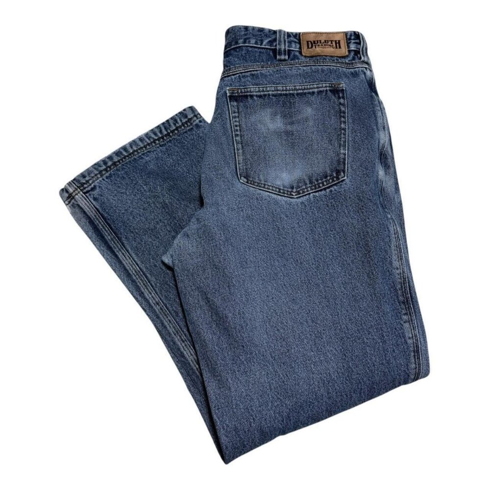 Duluth Trading Company Cotton Straight‎ Leg Jean Pants Men’s 38x30